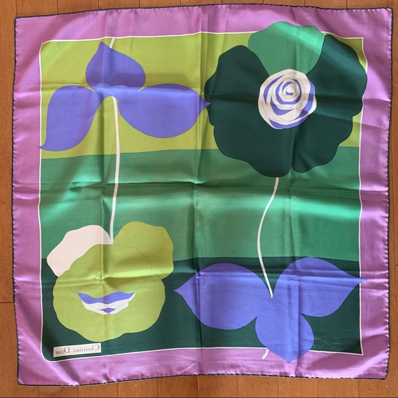 Christian Dior vintage silk scarf - Picture 4 of 8